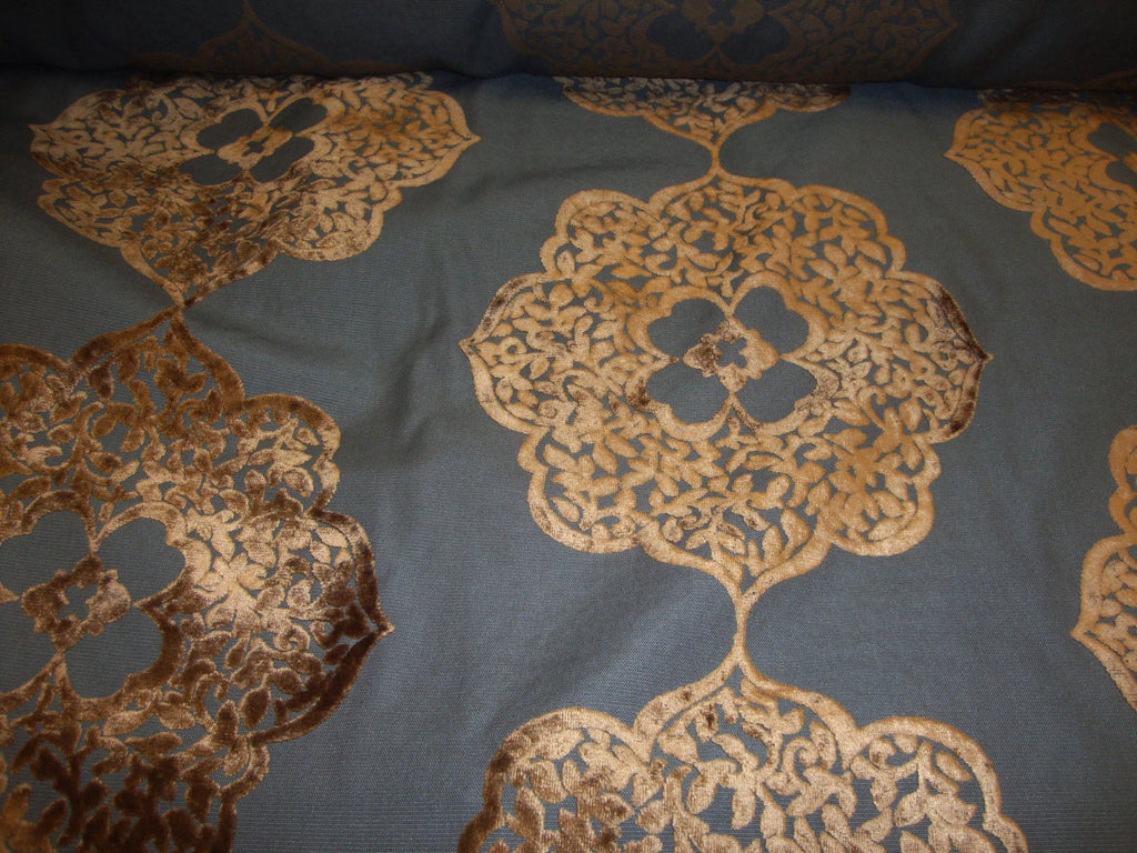 mink-floral-burnout-velvet-55-wide-upholstery-fabric-by-the-yard