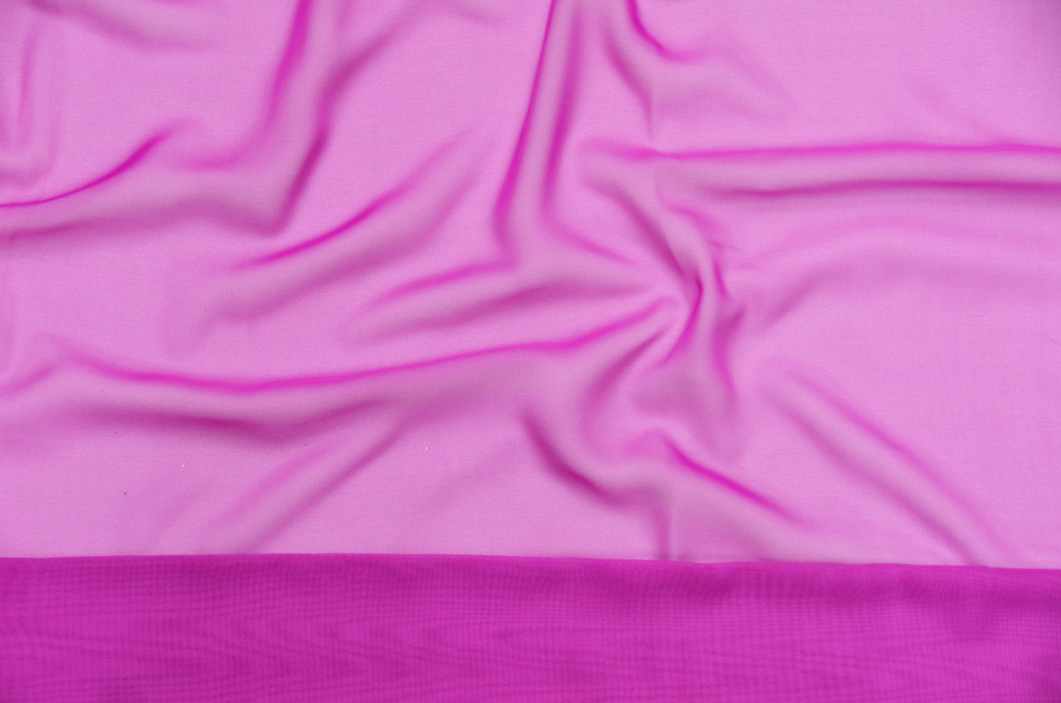 Magenta Soft Sheer Chiffon Fabric 60" Wide || Fabric by the Yard