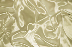 Ivory Semi Shiny Charmeuse Satin Fabric 60" wide || Fabric by the yard