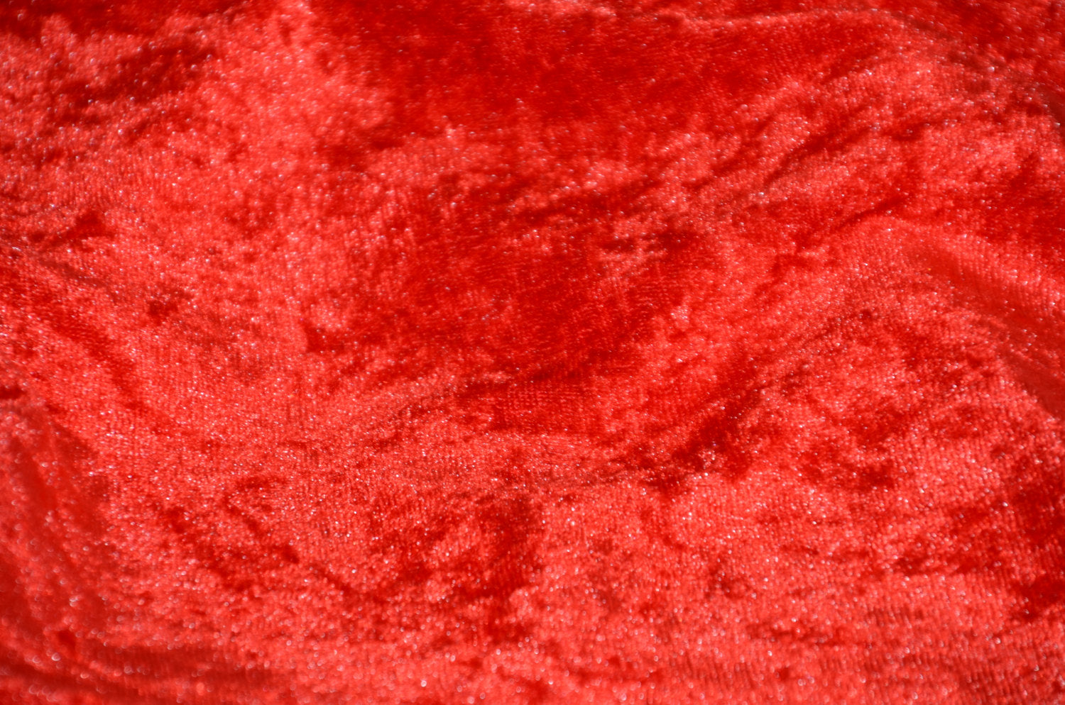 Red Panne Velvet Crush 2-WAY Stretch 60” Wide || Fabric by the Yard