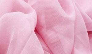Pink Soft Sheer Chiffon Fabric 60" Wide || Fabric by the Yard