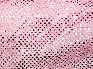 Pink Small Dot Sequin Fabric 45" Wide || Fabric by the Yard