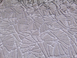 White Sheer Second Skin Sequin Knit 54" Wide || HIgh End Fabric by the Yard