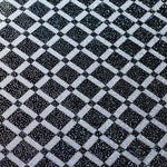 Load image into Gallery viewer, Black and White 50&#39;s Check Foil Nylon Spandex Lycra 58&quot; Wide || Dance Fabric by the Yards
