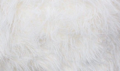 White Faux Fur with Suede Back 14”x30” Recliner Furniture Protector Cover || Home Décor