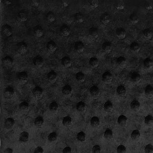 Black Minky Dot Faux Fur 18” x 18” Pillow Cover || Home Decor