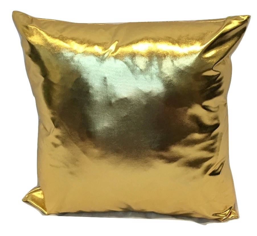 Gold Foil Spandex 18"x18" Pillow Cover || Home Decor