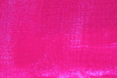 Hot Pink Sheer Crystal Polyester Organza 58" Wide || Fabric by the Yard