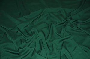 Hunter Green Solid Polyester Polypoplin 60” Wide || Fabric by the Yard