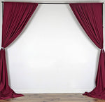 Load image into Gallery viewer, Set of 2 Polyester Backdrop Drapes Curtain Panels 5&#39; x 10&#39; || Event Decor
