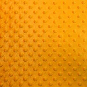 Canary Yellow Soft Minky Dimple Dot Faux Fur Fabric 60” || Fabric by the Yard