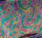 Load image into Gallery viewer, Colorful Scale Metallic Foil Spandex Lycra 60&quot; Wide || Dance Fabric by the Yard
