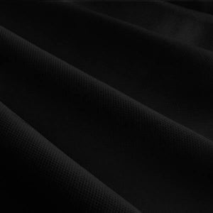 Black Solid Poly-Cotton Broadcloth Fabric 58" Wide || Fabric by the Yard