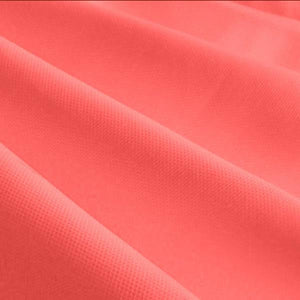 Coral Solid Poly-Cotton Broadcloth Fabric 58" Wide || Fabric by the Yard