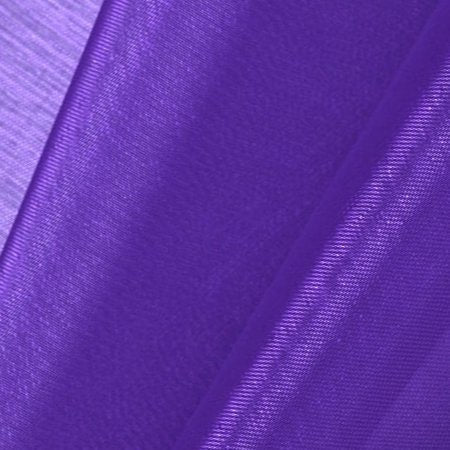 Purple Sheer Mirror Polyester Organza 58" Wide || Fabric by the Yard