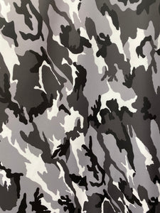 Gray Camouflage Spandex Lycra 60" Wide || Dance Fabric by the Yard