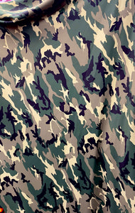 Green Camouflage Spandex Lycra 60" Wide || Dance Fabric by the Yard