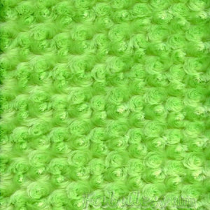 Lime Rose Bud Fabric 60" Wide || Fabric by the Yard