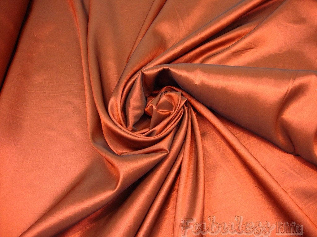 Old Rose Iridescent Polyester Taffeta 60" Wide || Fabric by the Yard