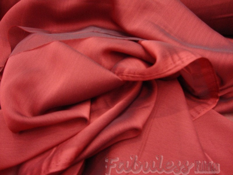 Burgundy Iridescent Sheer Chiffon Fabric 60" Wide || Home Decor Fabric by the Yard