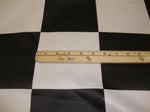 Load image into Gallery viewer, Checkered Flag 5.5&quot; Dull Bridal Satin Polyester 60&quot; Wide || Fabric by the Yard
