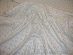 Load image into Gallery viewer, White Minky Dimple Dot Faux Fur Fabric 60” || Fabric by the Yard

