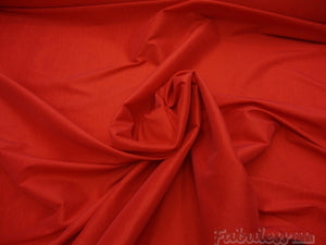 Red Stretch Spandex Taffeta 58" Wide || Fabric by the Yard