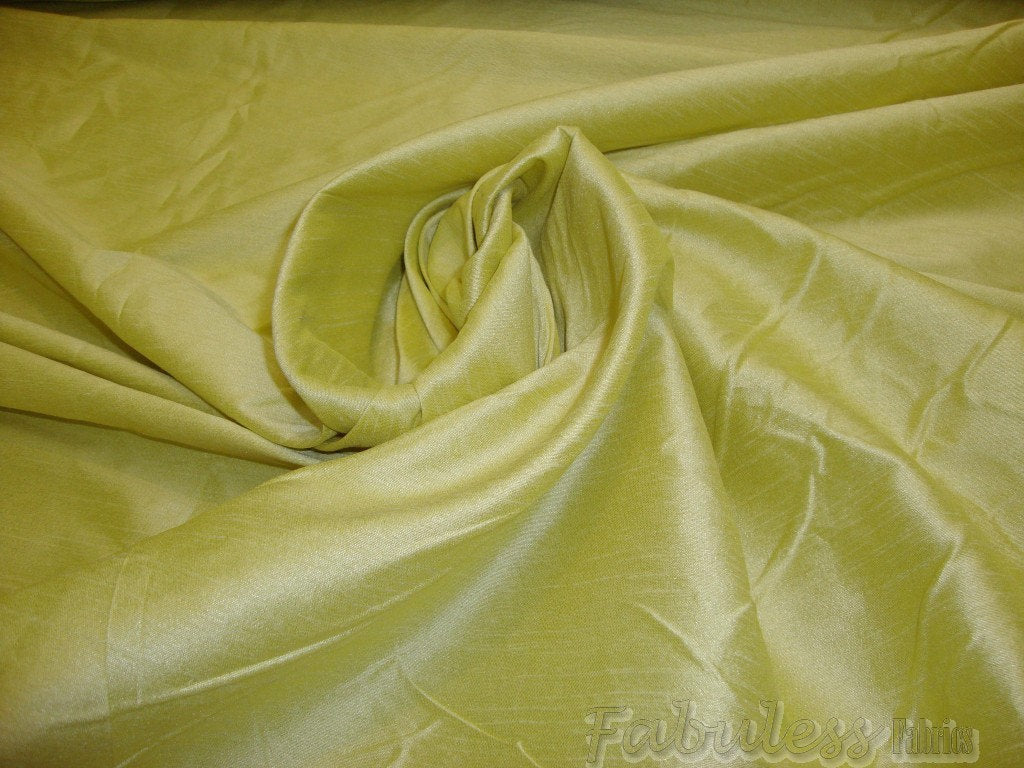 Lemonade Shantung Dupioni Faux Silk 54" Wide || Fabric by the Yard