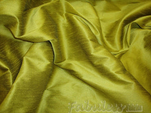 Celery Shantung Dupioni Faux Silk 54" Wide || Fabric by the Yard