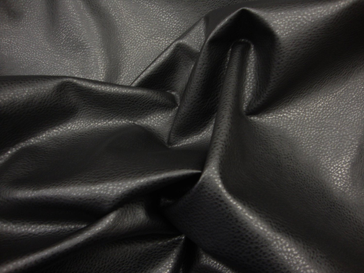 black-ford-faux-leather-vinyl-54-wide-upholstery-fabric-by-the-yard