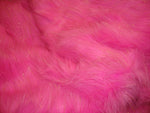 Load image into Gallery viewer, Hot Pink Sparkle Faux Fur 60” Wide || Fabric by the Yard
