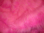 Load image into Gallery viewer, Hot Pink Sparkle Faux Fur 60” Wide || Fabric by the Yard
