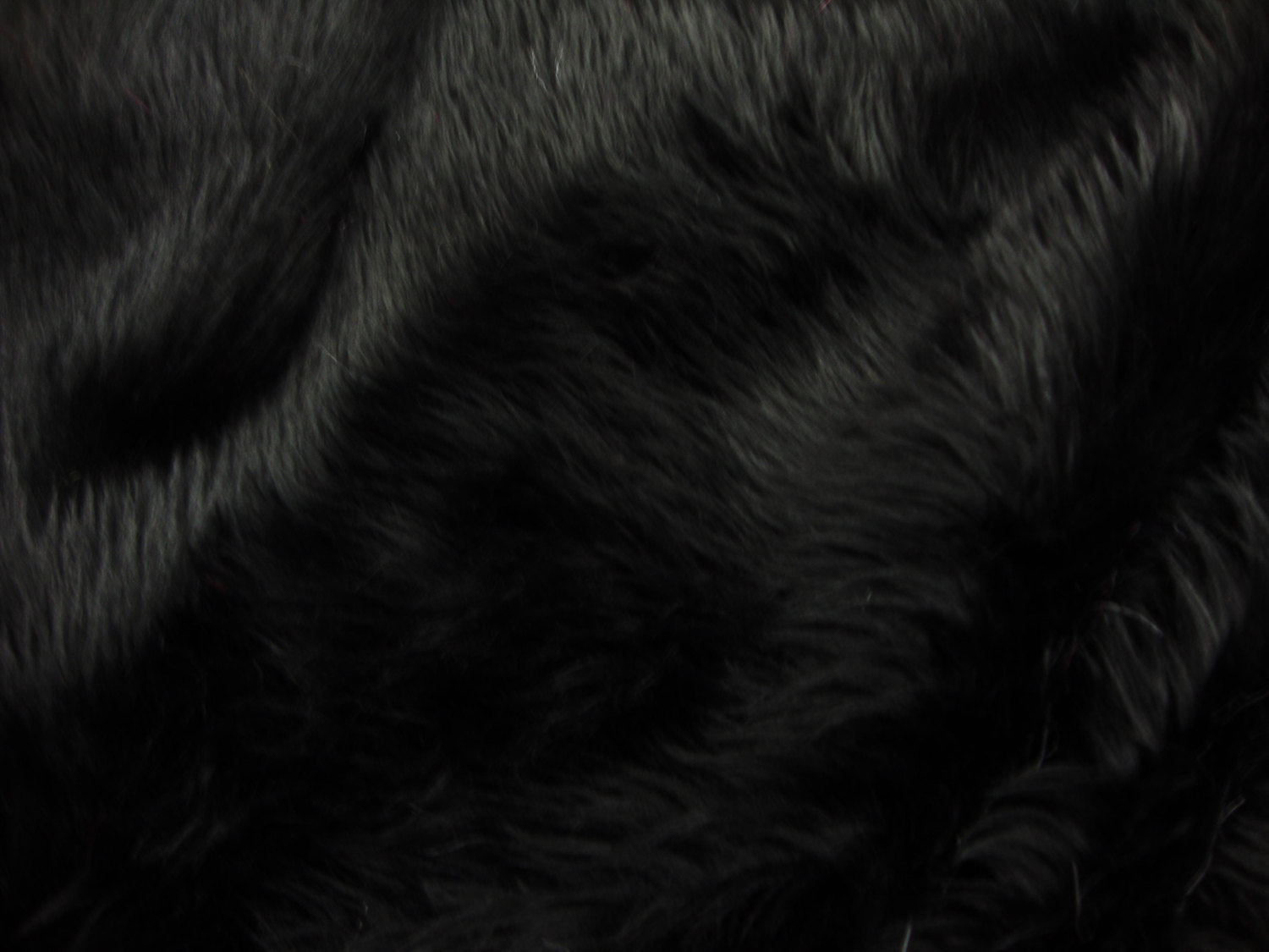 Black Shaggy Plush Faux Fur Rectangular 8'x10' Area Rug || Home Decor