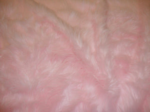Light Pink Faux Shaggy Sheepskin Round 5' Diameter Area Rug || Home Decor