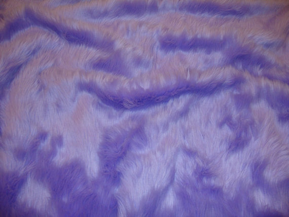 Lavender Shaggy Plush Faux Fur Rectangular 3'x5' Area Rug || Home Decor