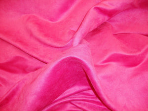 Set of 4 Fuchsia Polyester Suede 18"x18" Pillows || Home Décor