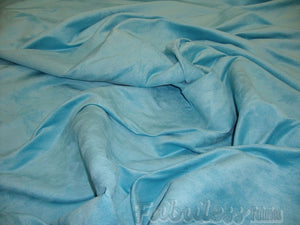 Set of 4 Aqua Polyester Suede 18"x18" Pillows || Home Décor