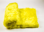 Load image into Gallery viewer, Bright Yellow Shaggy Faux Fur Suede Back 108”x60” Throw Blanket || Home Décor
