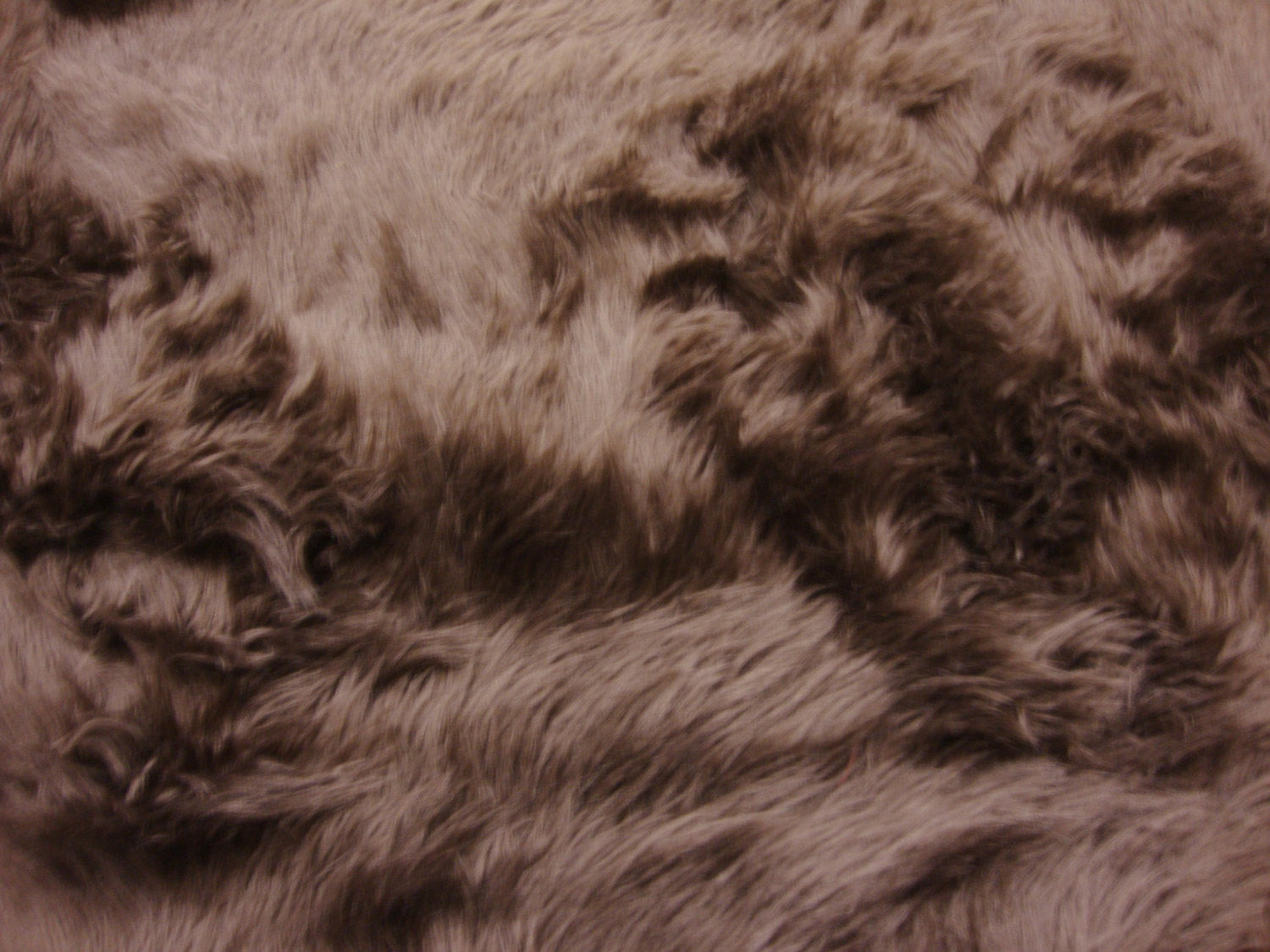 Chocolate Shaggy Plush Faux Fur Rectangular 8'x10' Area Rug || Home Decor