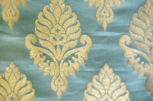 turquoise-jacquard-glitter-damask-fabric-57-wide-drapery-upholstery-fabric-by-the-yard