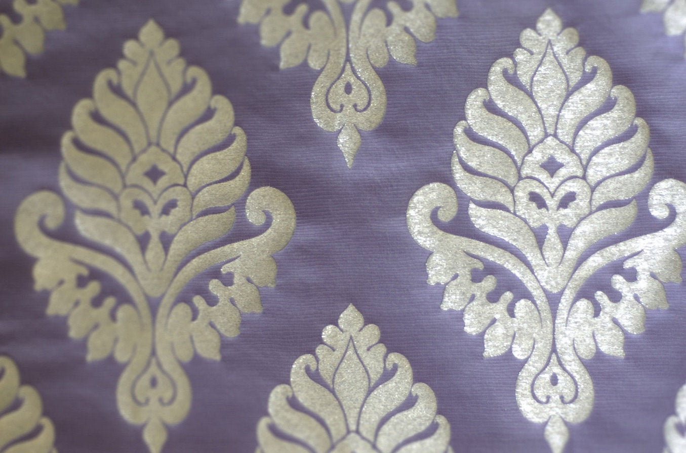 lavender-jacquard-glitter-damask-fabric-57-wide-drapery-upholstery-fabric-by-the-yard