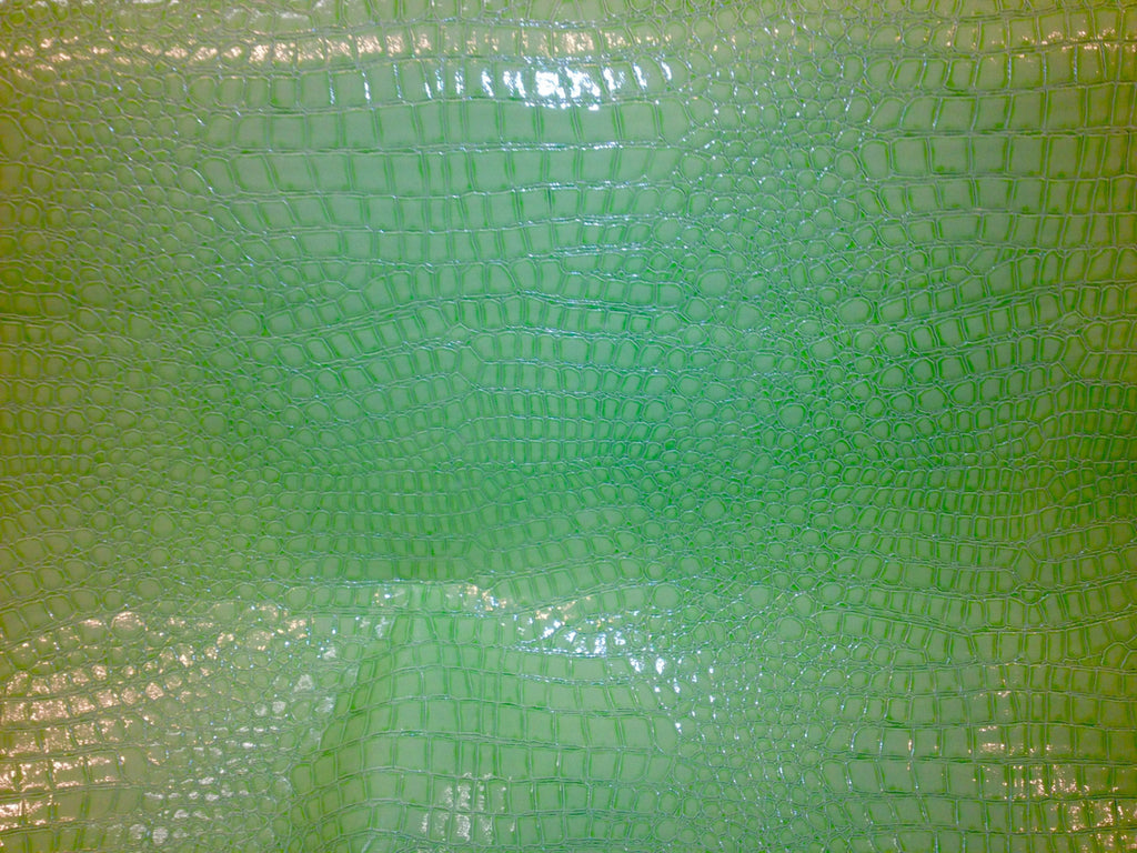 pastel-lime-crocodile-faux-leather-vinyl-54-wide-upholstery-fabric-by-the-yard
